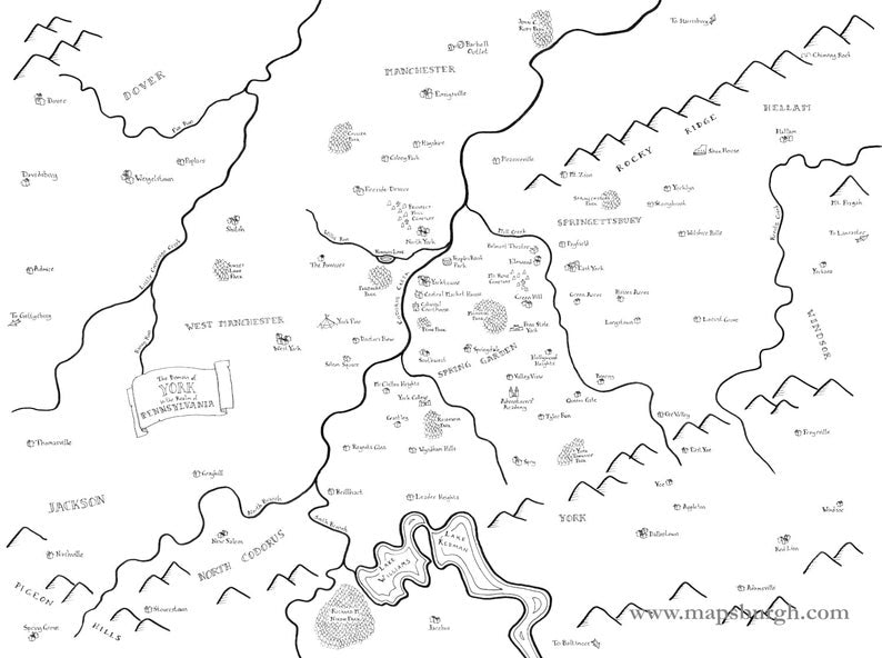 Fantasy Map - York