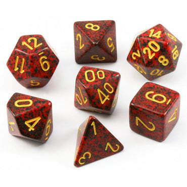 RPG Dice Set: Speckled Mercury