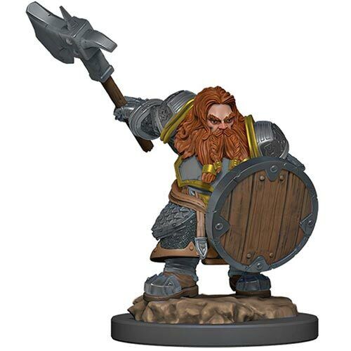 Dungeons & Dragons: Painted Miniatures - Dwarf Fighter Male (W5)