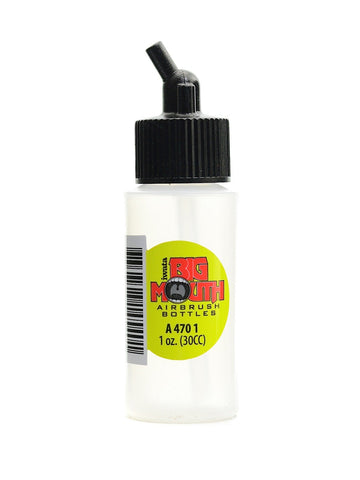 Airbrush Accessory: Big Mouth Bottle (1oz)