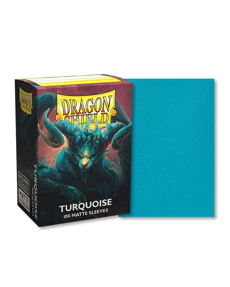 Dragon Shield: Matte Turquoise (100)