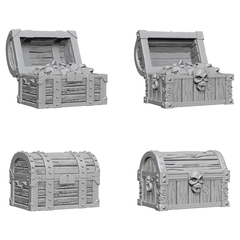 Deep Cuts: Unpainted Miniatures - Chests (W2)