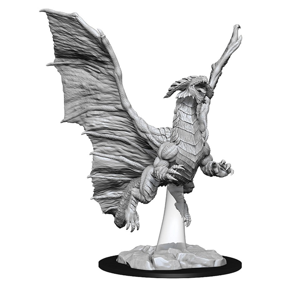 Dungeons & Dragons: Unpainted Miniatures - Young Copper Dragon (W8)