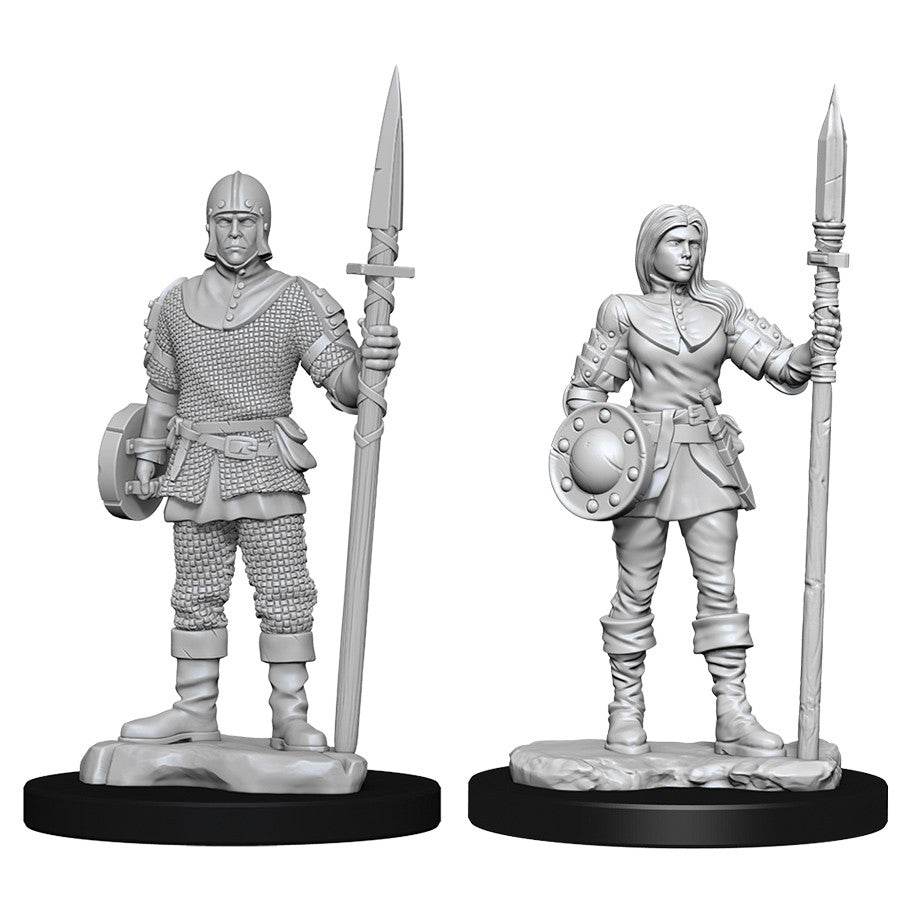 Deep Cuts: Unpainted Miniatures - Guards (W10)