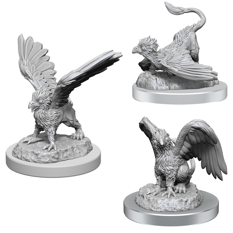Dungeons & Dragons: Unpainted Miniatures - Griffon Hatchlings (W17)
