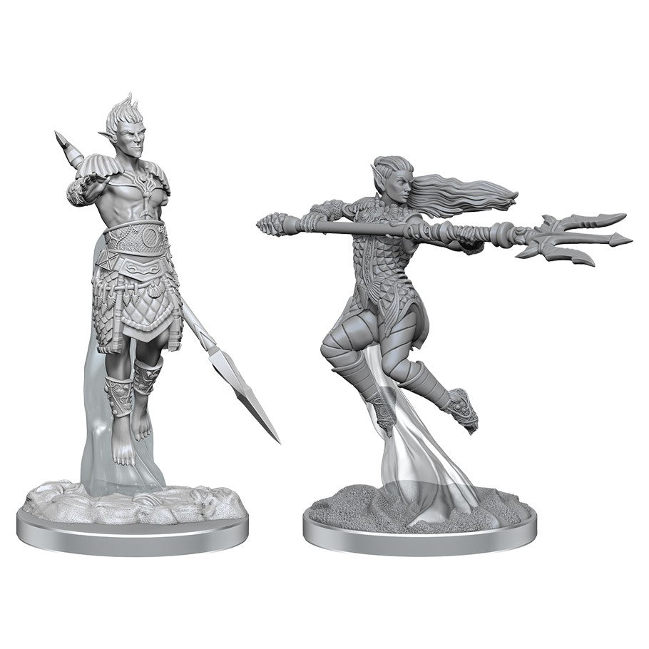 Dungeons & Dragons: Unpainted Miniatures - Sea Elf Fighters (W20)